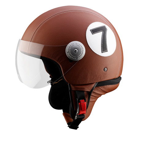 No. 7 Leather Helmet