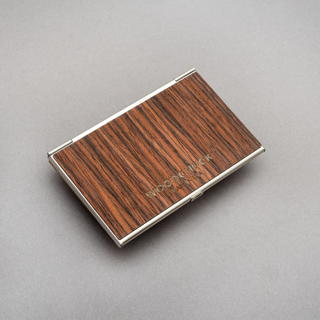 Real Wood Business Card Holder
