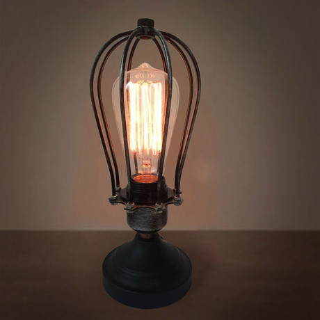 Squirrel Cage Table Lamp