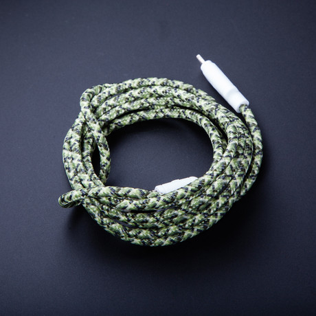 Lightning Cable // Green Camo