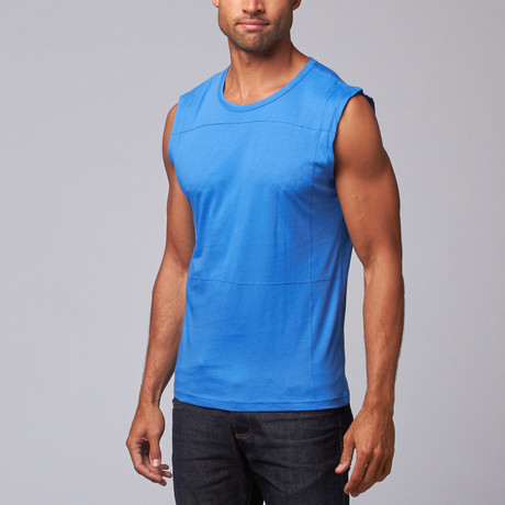 Pima Muscle Tee // Royal