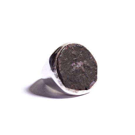 Kushan Empire Coin Silver Ring