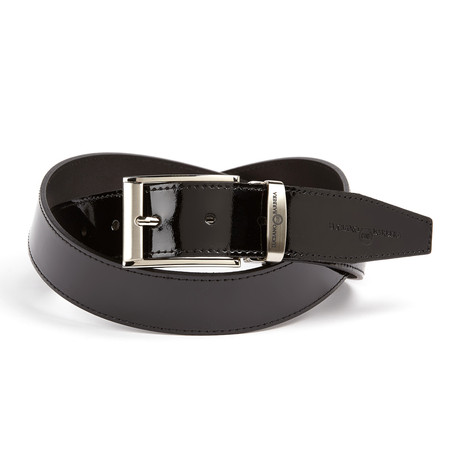 Patent Leather Belt // Black