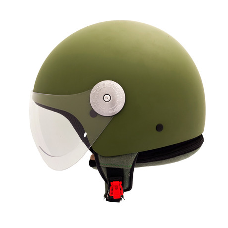 Olive Green Canvas Helmet