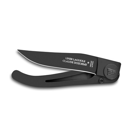 Laguiole Liner Lock Pocket Knife // Black