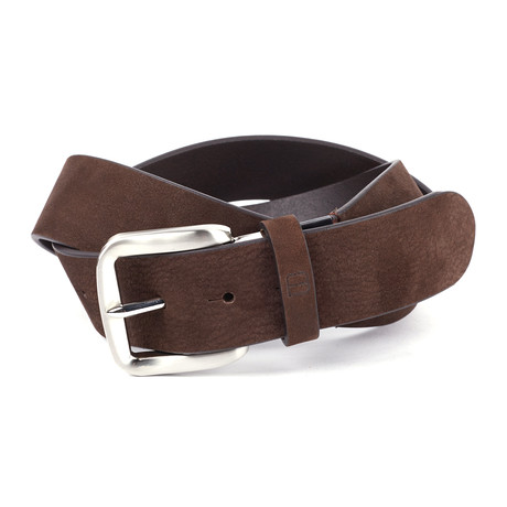 Casual Suede Leather Flybelt // Brown