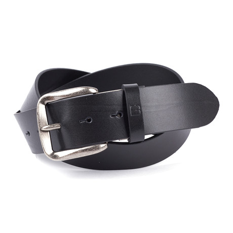 Casual Polished Leather Flybelt // Black