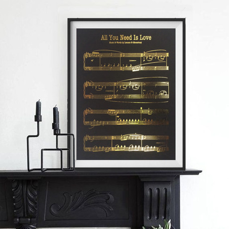 Gold Leaf // All You Need Is Love // Sheet Music