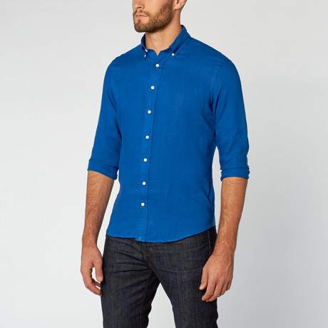 Martin Button-Down Shirt // Parliament Blue