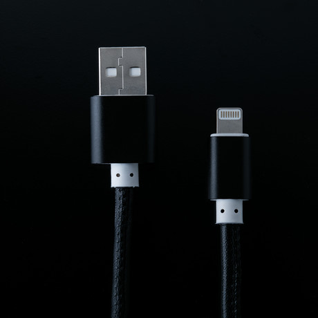 Luxe USB Cable // Black (iPhone: 39