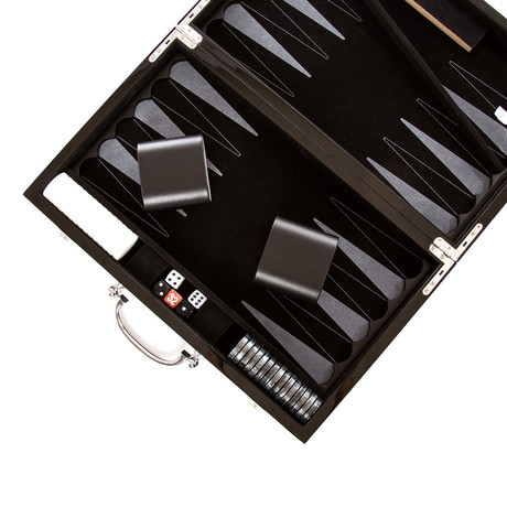 Carbon Series Poker Set // Backgammon