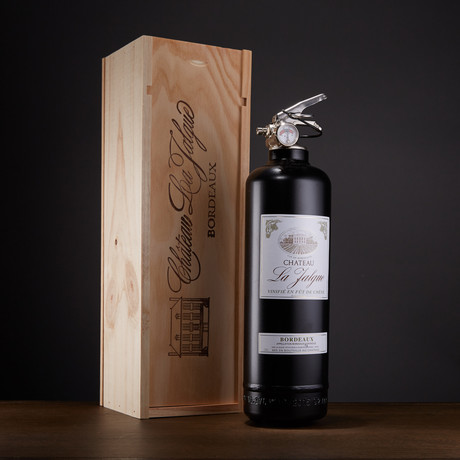 French Wine + Wooden Box // Black