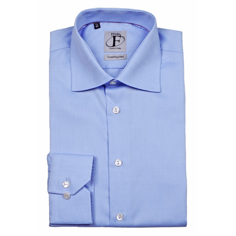 Royal Oxford Weave Button-Down Shirt // Blue
