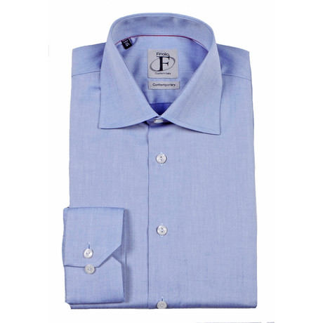 Contemporary Button-Down Shirt // Blue