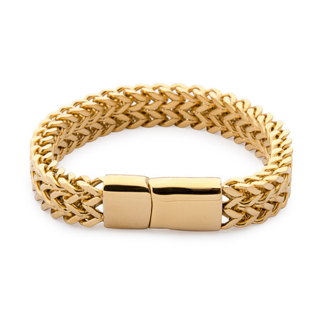 Armour Double Steel Bracelet // Gold