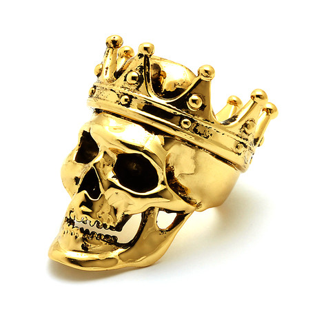 King Ice // Crowned Skull Ring