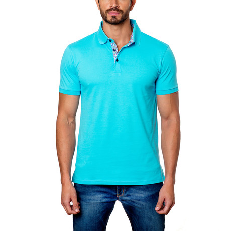 Classic Short-Sleeve Polo // Turquoise