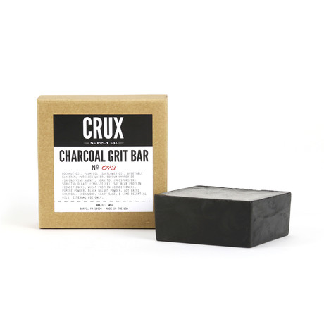 Charcoal Grit Bar // Set of 2