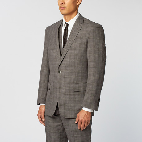Shadow Plaid Classic Fit Suit // Grey