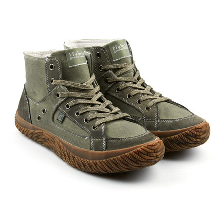 Fearless II High-Top Canvas Sneaker // Olive