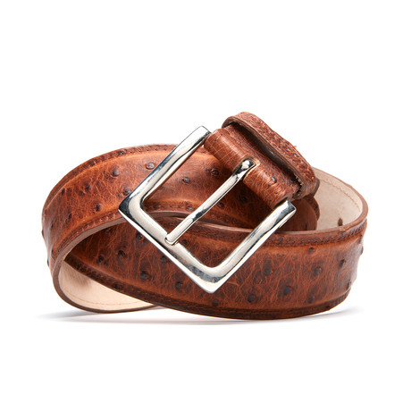 1.5" Belt // Oil Skin Quill Leather