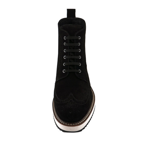 Hollywood Suede Boot // Black