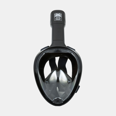 Full Face Snorkel Mask // H2O Ninja Mask // Black