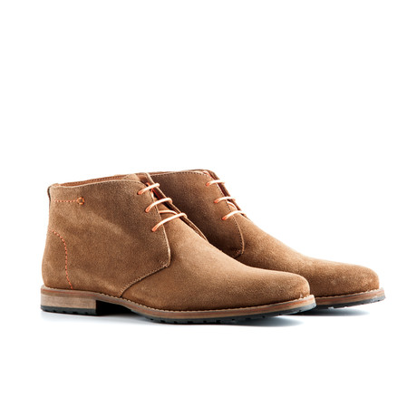 Liverpool Suede Ankle Boot // Cognac