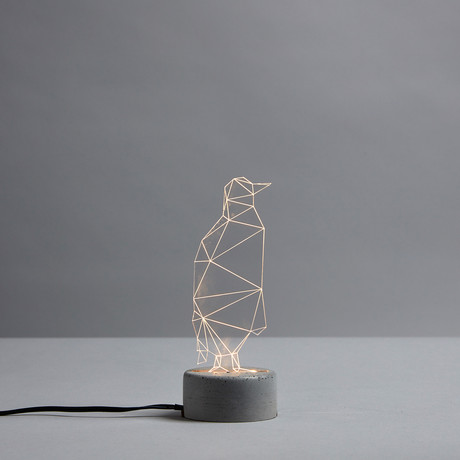Penguin Lamp (Grey)
