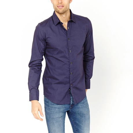 Classic Button-Up // Navy
