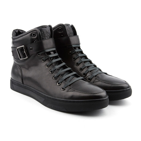 Sullivan High-Top Sneakers // Black