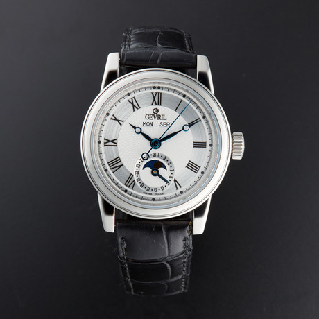 Gevril Complete Calendar Moonphase Automatic // R007 252 // Pre-Owned