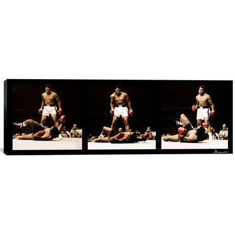 Muhammad Ali Vs. Sonny Liston // Black Canvas