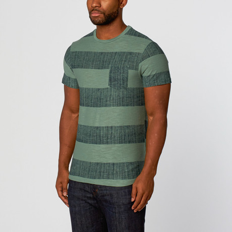 Rocco Long Curved Tee // Lucky Green