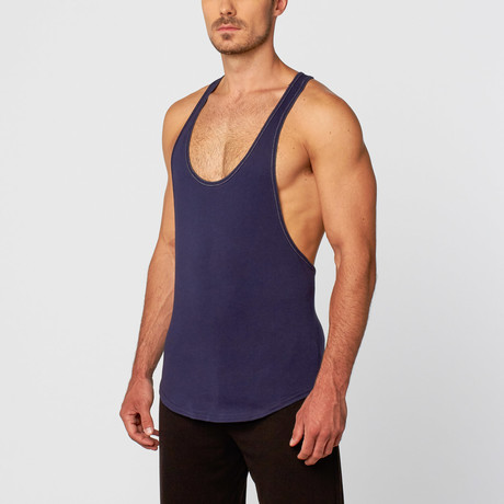 L.A. Wash Athletic Tank Top // Navy