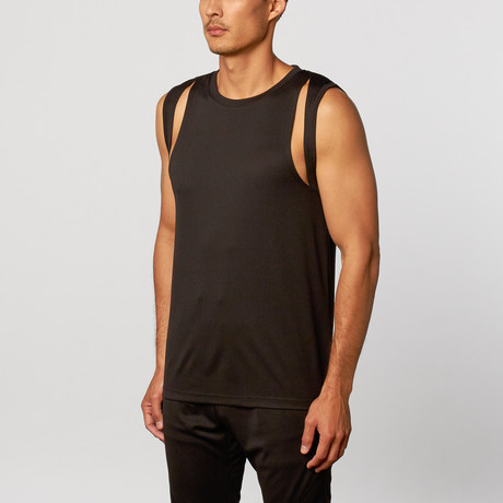 Chelsea Muscle Tank // Black