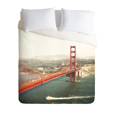 Golden Gate View // Duvet Cover