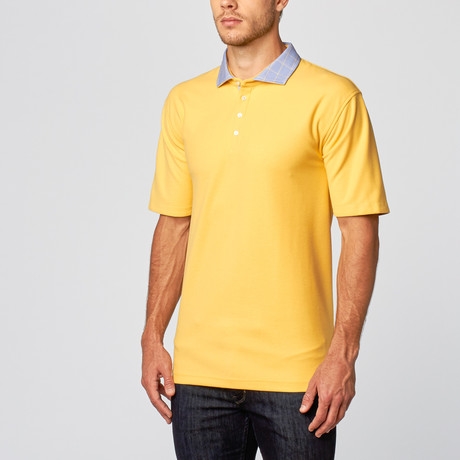 Carnegie Sport Fit Polo // Soft Yellow