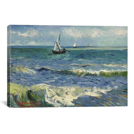 Seascape Near Les Saintes Maries de la Mer // Vincent van Gogh // 1888