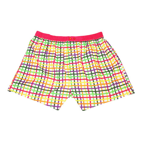 Color Code // Chequered Color Boxer // Multi (XL)
