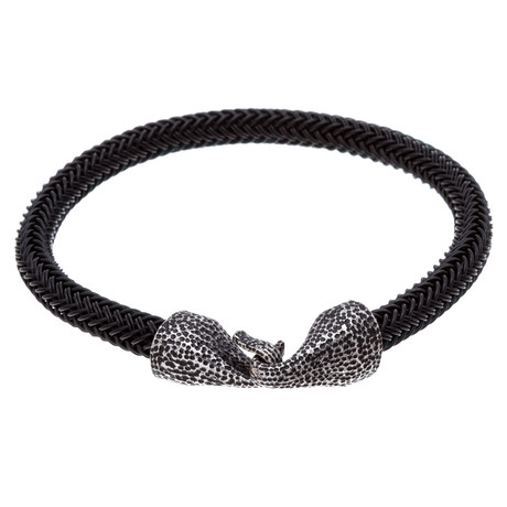 Textured Cord Hook Bracelet