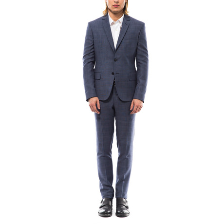 Achille Slim Fit Suit // Blue