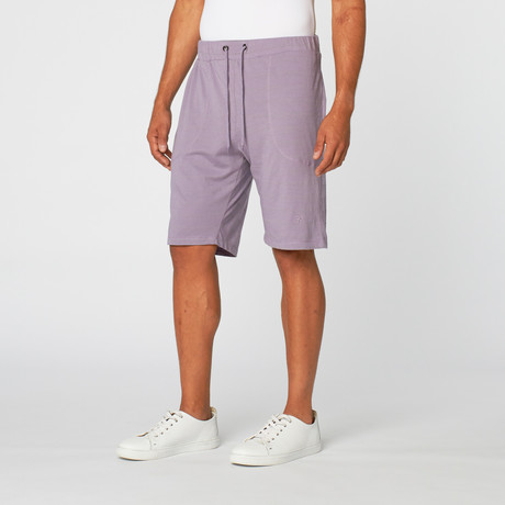 Drawstring Short // Purple Haze
