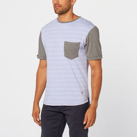 Stripe Tee // Sky