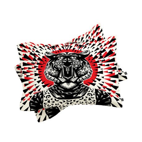 Cool Tiger Pillow Case // Set of 2