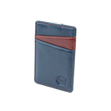 Boreal Ultra Slim Wallet // Blue + Red