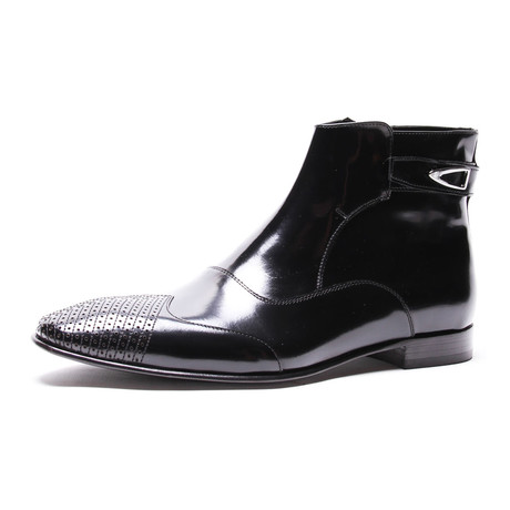 Textured Dress Boot // Black