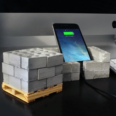 Cellphone Charging Station Kit + 24 Cinder Blocks!