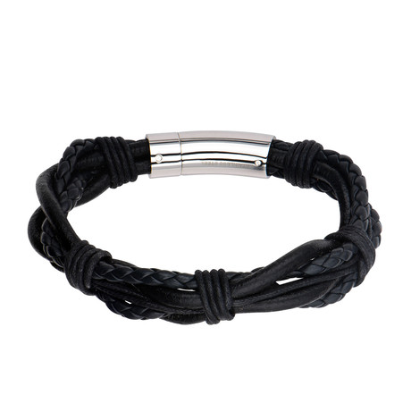 Multi Braided Leather Bracelet