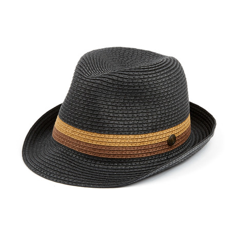 Kingston Paper Straw Hat // Black